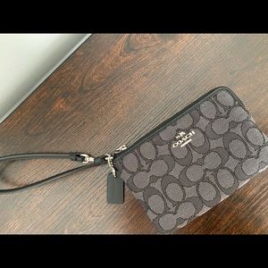 Black Coach Wristlet